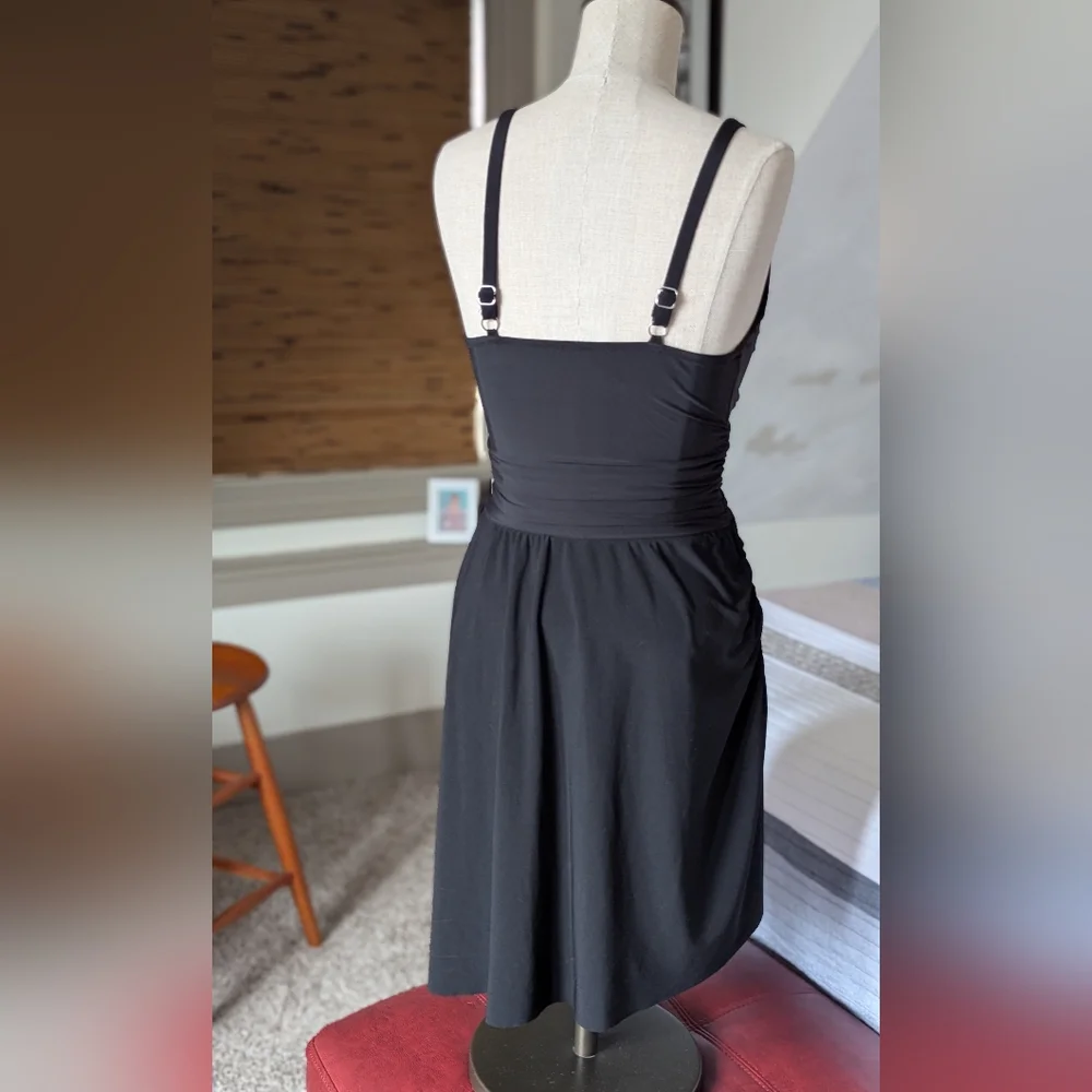 Magic Suit black shaping swimsuit with attached skirt size 8 - Picture 2 of 9